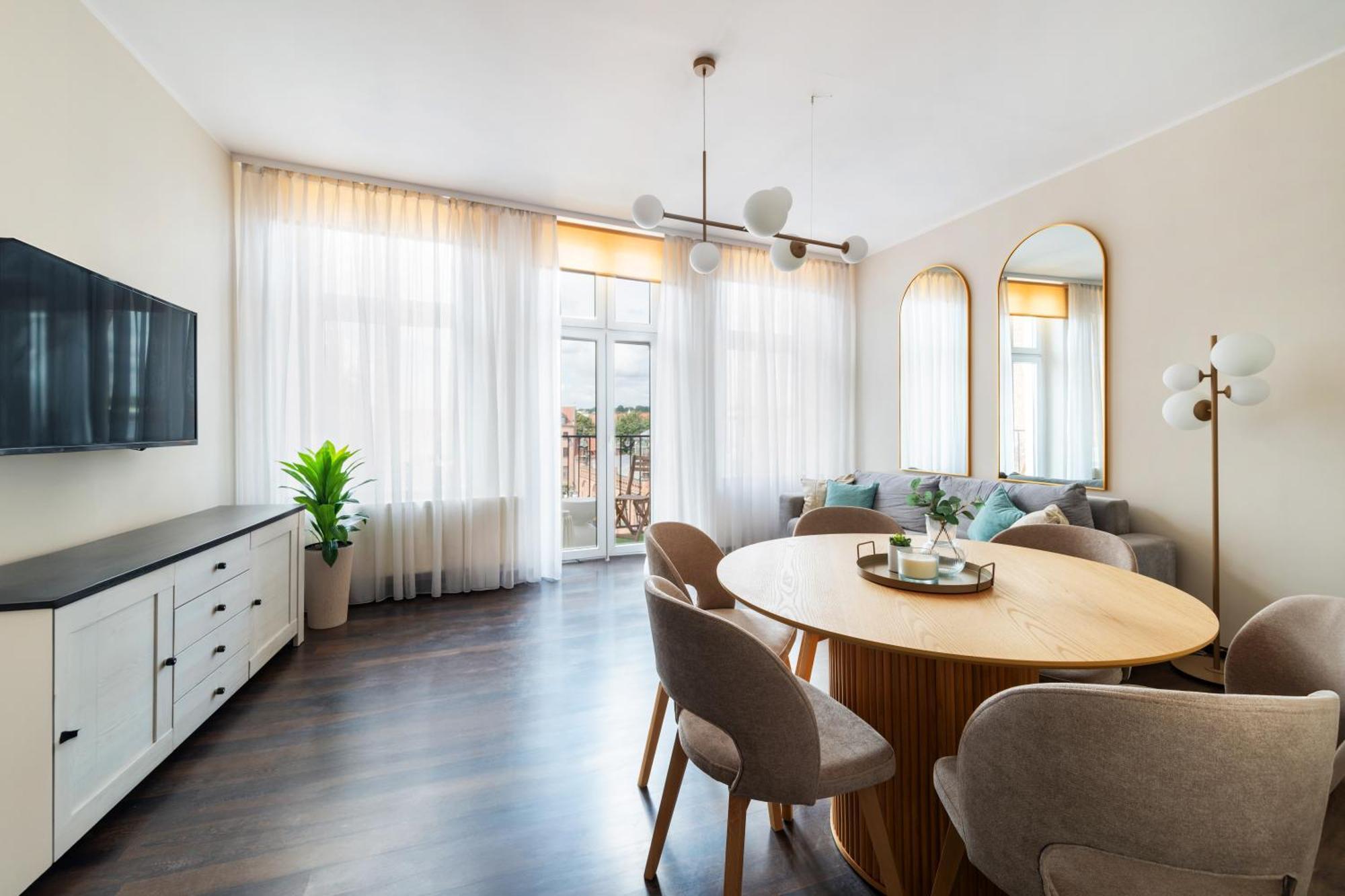 Stunning Apartment With Balcony Gdańsk Exterior foto